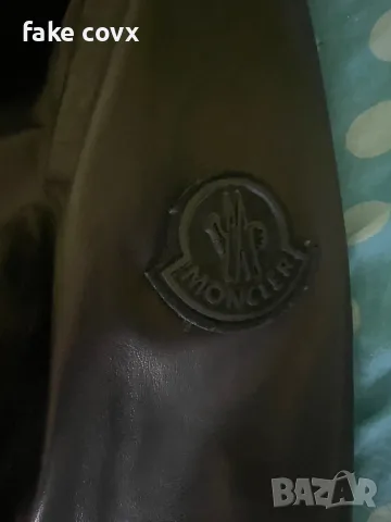 Кожено яке Moncler, снимка 3 - Якета - 56007085