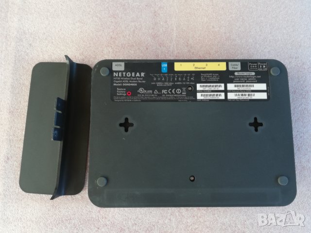 NetGear DGND4000 N750 dual band gigabit ADSL Modem, снимка 2 - Рутери - 39060690