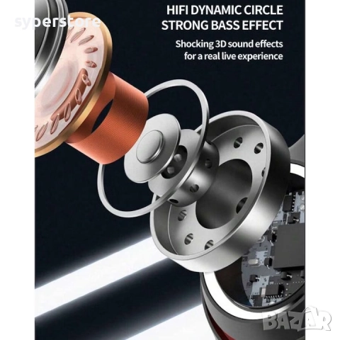 Слушалки за телефон, Безжични Блутут Digital One SP01024 aks-100, RGB, черни, Bluetoot, MP3, голяма , снимка 5 - Bluetooth слушалки - 52636470