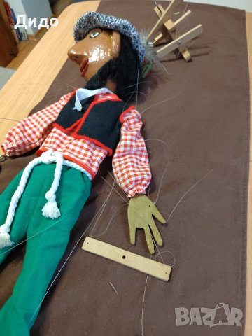 Марионетка-кукла на конци., снимка 5 - Антикварни и старинни предмети - 44242655