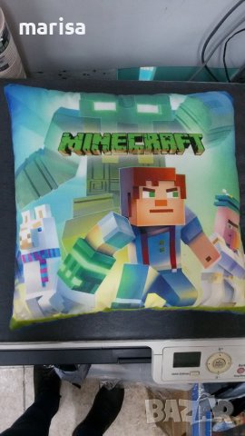 Двулицева възглавница Майнкрафт, възглавница Minecraft - 00717, снимка 3 - Плюшени играчки - 39087309