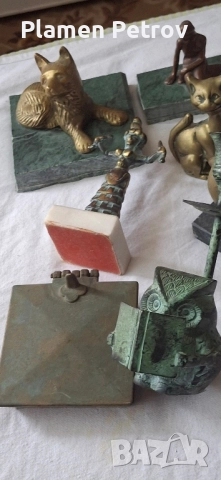 бронзова мечка и др бронзови предмети , снимка 14 - Статуетки - 42142603