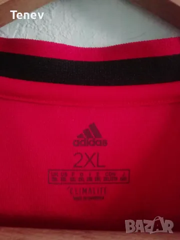 Manchester United Wan-Bissaka 2019/2020 Adidas оригинална юбилейна тениска фланелка Ман Юнайтед 2XL, снимка 7 - Тениски - 49024687