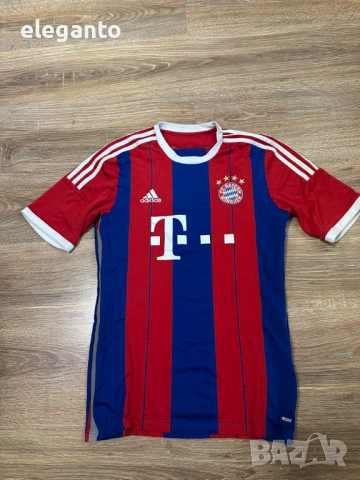 Оригинална тениска FC Bayern Munich Adidas 2014 LEWANDOWSKI #9  Домакинска , М размер , снимка 3 - Спортни дрехи, екипи - 54219651