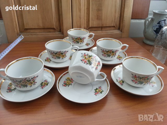 Руски порцелан чаши за чай , снимка 14 - Други ценни предмети - 36844516