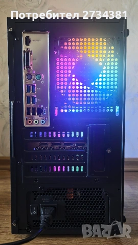 Геймърски компютър Ryzen 5 5500, RTX 3060TI, 16 RAM, снимка 6 - Геймърски - 54236728