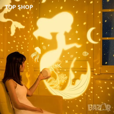 Детска нощна лампа с 6 прожекционни плаки- Joernso, снимка 4 - Детски нощни лампи - 48805028