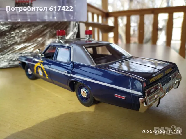  1:18 Dodge Monaco  Nevada State Police Highway Patrol Auto World, снимка 7 - Колекции - 49245949