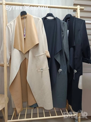 Дамско палто без закопчаване , снимка 1