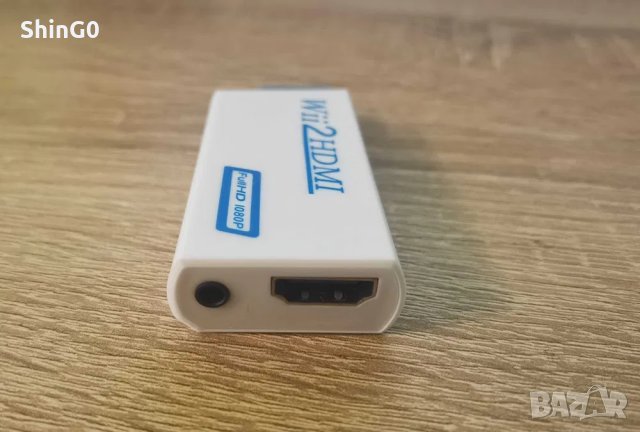 НОВ Wii2HDMI : Wii към HDMI + 3.5мм адаптер, снимка 4 - Аксесоари - 39100602