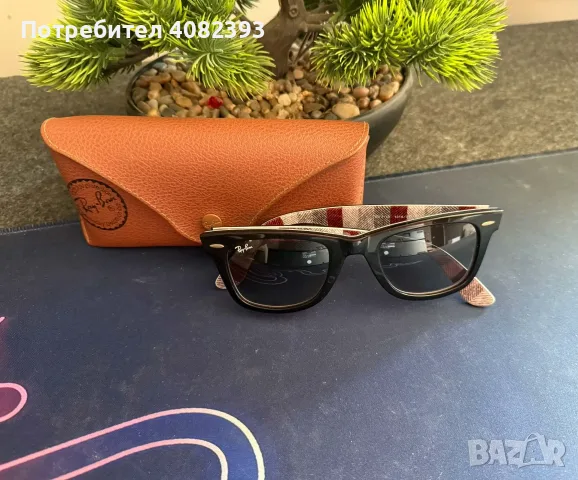 Ray-Ban Original Wayfarer RB2140 1318/3A – РЯДЪК МОДЕЛ КАТО НОВИ, снимка 4 - Слънчеви и диоптрични очила - 56182168