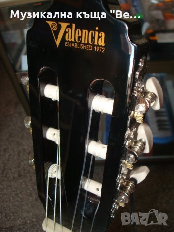Класическа китара Valencia VC104 BK, Размер 4/4, снимка 12 - Китари - 24706504