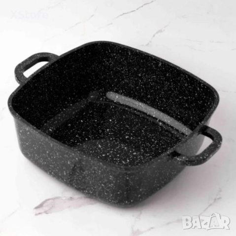 Тенджера-ростер Goldmann – Лят алуминий с керамично покритие, индукция, снимка 3 - Съдове за готвене - 52507423