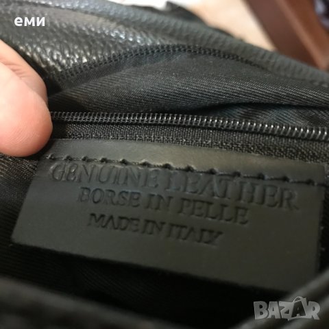 Италианска кожена чанта-намалена цена!, снимка 5 - Чанти - 38105585