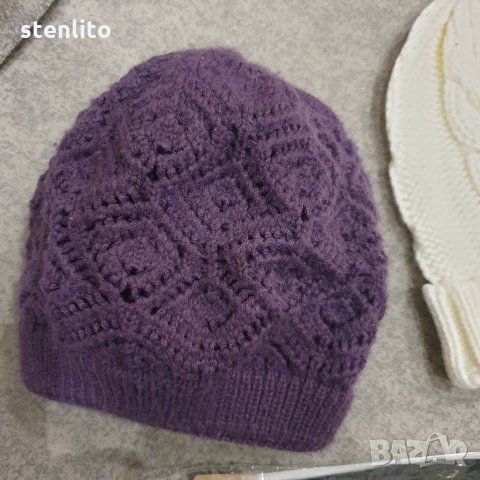 Зимна плетена шапка Silver Star + подарък!, снимка 5 - Шапки, шалове и ръкавици - 35038613