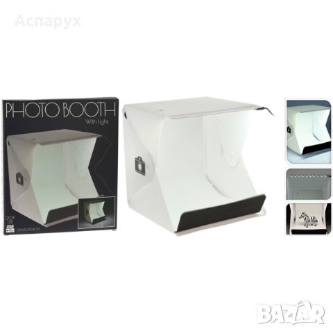 Фотографска кутия с LED светлина за правене на снимки, снимка 2 - Светкавици, студийно осветление - 44313297