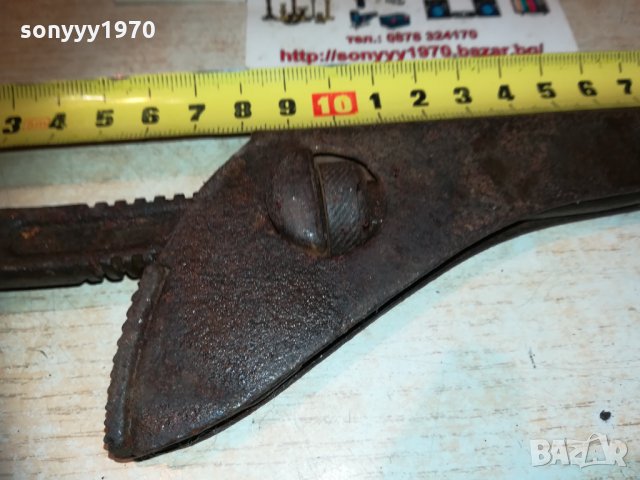 стар раздвижен ключ-внос франция 2810202055, снимка 8 - Ключове - 30591422