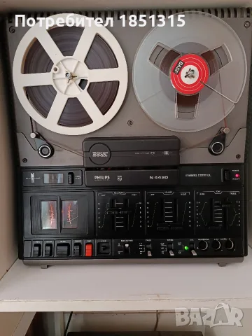 PHILIPS N 4420 3 глави 3 мотора 3 скорости, снимка 3 - Радиокасетофони, транзистори - 55741925