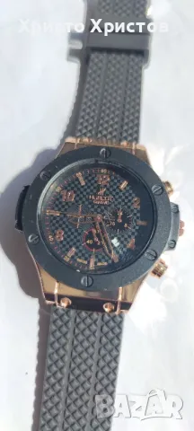 Мъжки луксозен часовник Hublot Gold Edition Limited , снимка 6 - Мъжки - 47362856