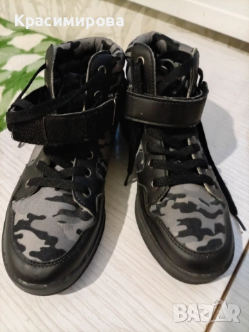 Високи кецове за момче 35н, снимка 5 - Детски маратонки - 53917006