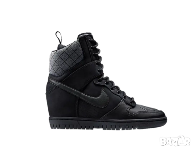 маратонки / кецове на платформа Nike Dunk Sky Hi Sneakerboot Wedge 2.0 номер 38 ,5   , снимка 2 - Маратонки - 52079937