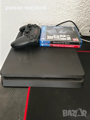 ps4 slim 512gb с две игри и контролер 