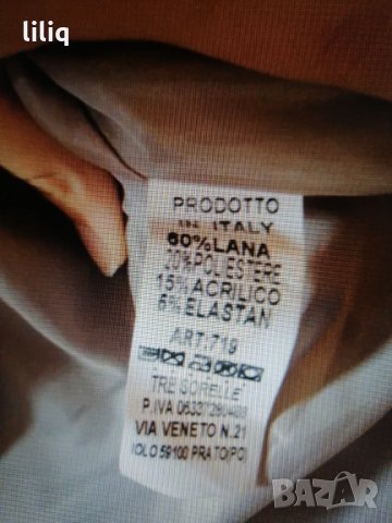 Страхотно италианско вълнено палто като ново, снимка 7 - Палта, манта - 34943903