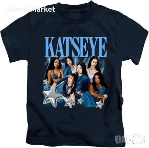 Детска тениска KATSEYE K POP BTS детски тениски, снимка 7 - Детски тениски и потници - 55746456