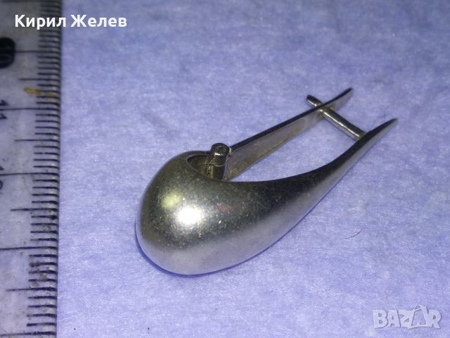 МАРКОВА СРЕБЪРНА ЕФЕКТНА ФЕШЪН АРТ ОБЕЦА СРЕБРО XE9 925 МАЙСТОРСКА БУТИКОВА РЪЧНА ИЗРАБОТКА 39949, снимка 8 - Обеци - 42762980