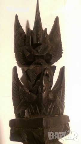 Африканска статуетка, снимка 2 - Статуетки - 31289806