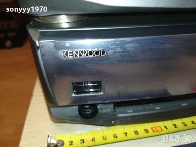 KENWOOD A-H5 AMPLIFIER+C-H6 TUNER/EQUALIZER-ВНОС SWISS LNV3108231212, снимка 9 - Ресийвъри, усилватели, смесителни пултове - 42032022