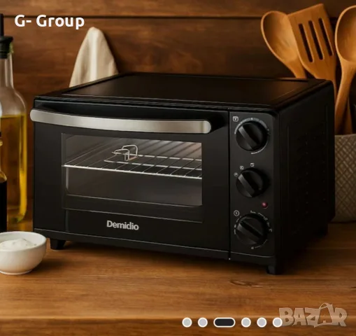 Електрическа фурна Domedia 20L,1300W – компактна, ефективна и универсална, снимка 3 - Печки, фурни - 55970818