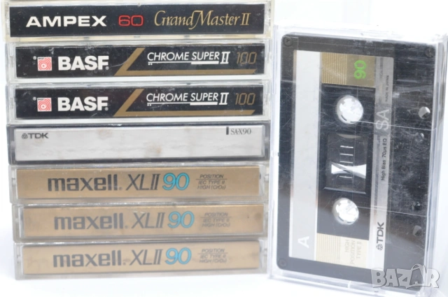 Аудио касети хромдиоксид - BASF, TDK, Maxell, Ampex, снимка 3 - Други - 53292708