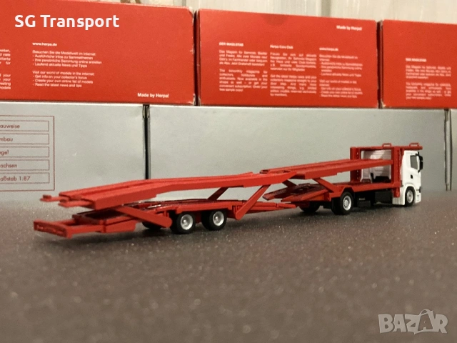 Herpa 1:87 Scania Автовоз, снимка 5 - Колекции - 53275901