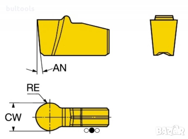 10 бр. твърдосплавни пластини N151.2-800-60-4P SANDVIK, снимка 4 - Други инструменти - 35624729
