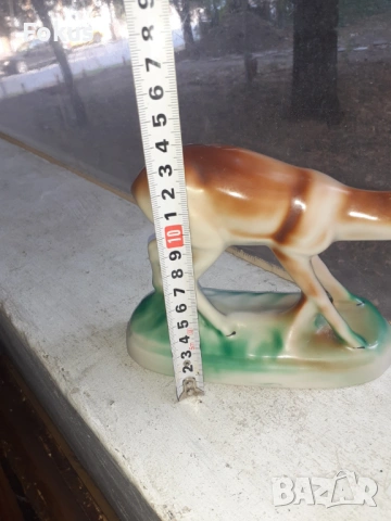 Български порцелан Изида сърна фигура статуетка, снимка 7 - Антикварни и старинни предмети - 53366299