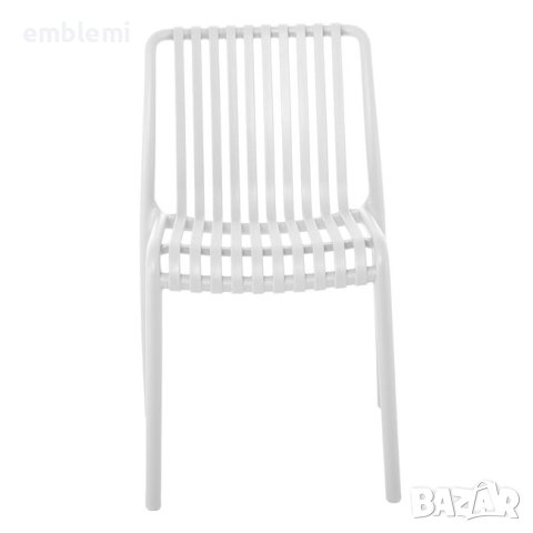 Стол трапезен градински Moda Бял, снимка 5 - Столове - 44294876