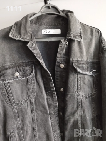 Дънково яке Zara размер XL., снимка 2 - Якета - 51595052