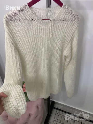 Ръчно плетене блуза универсален размер, снимка 6 - Блузи с дълъг ръкав и пуловери - 48834819