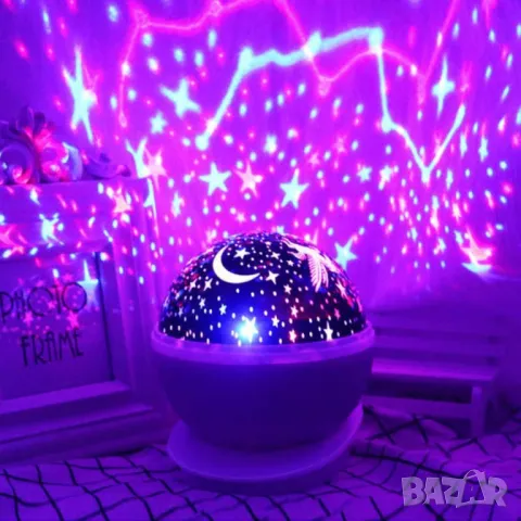 Нощна лампа детски планетариум , снимка 3 - Детски нощни лампи - 50382235