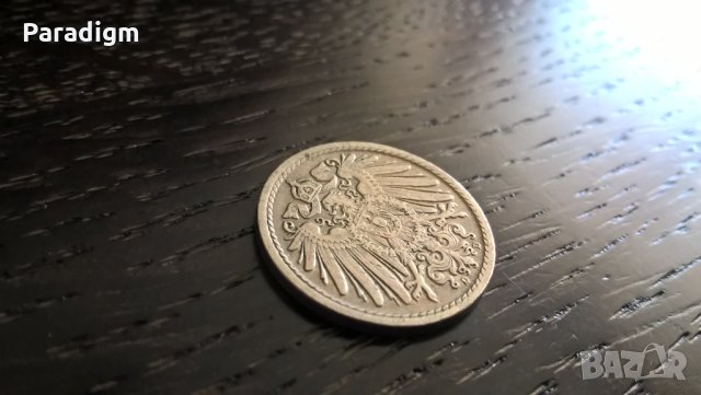 Райх монета - Германия - 5 пфенига | 1913г.; серия D, снимка 2 - Нумизматика и бонистика - 30733400