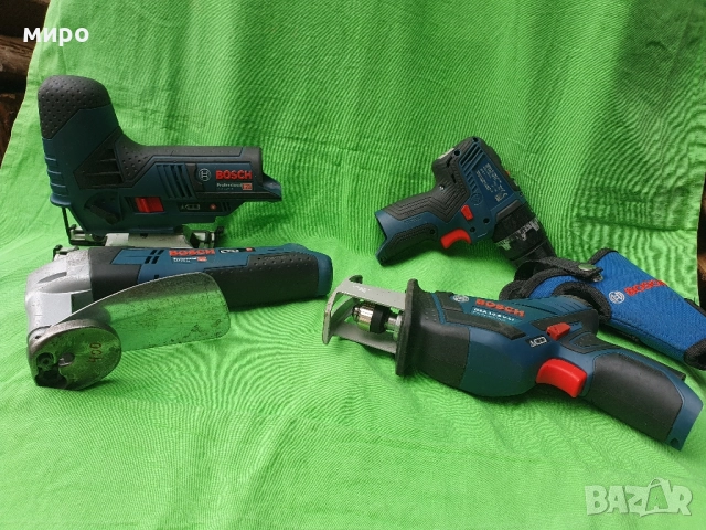 Bosch 12v Винтоверт и Ножица за ламарина 