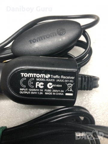 Зарядно оригинално за TomTom навигация RDS Traffic Receiver трафик приемник, снимка 6 - TOMTOM - 37935536