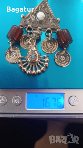 Стара трепка,накит,сачан,тюркоаз,бакелит,, снимка 8 - Антикварни и старинни предмети - 54044074