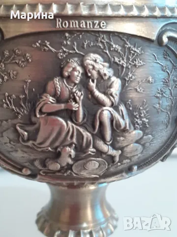 Комплект за вино от калай Antik*Vintage#69, снимка 14 - Антикварни и старинни предмети - 48510676