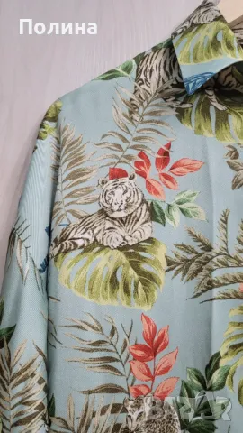 Сатенена риза рокля Zara XS, снимка 8 - Ризи - 47398184