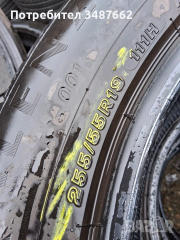 255 55 19 BRIDGESTONE 4броя летни дот 2022г , снимка 5 - Гуми и джанти - 54065975