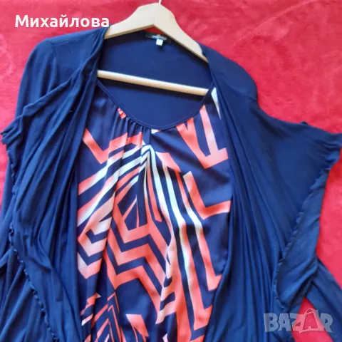 Жилетка с блуза 2 в 1, снимка 3 - Жилетки - 47328917