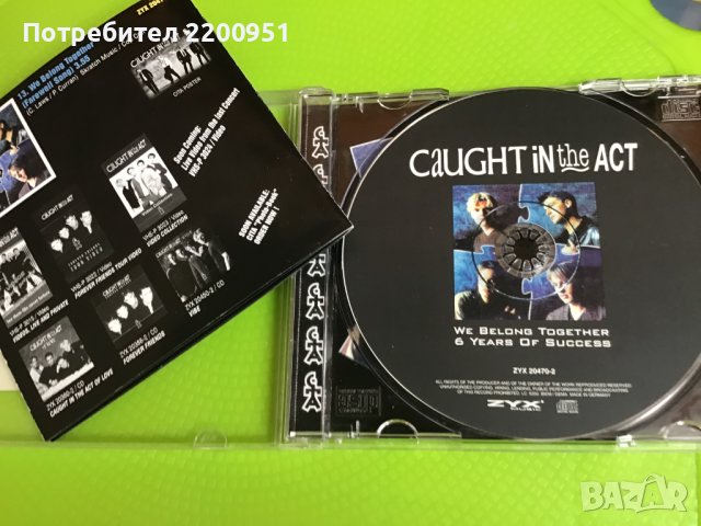 CAUGHT  IN THE ACT, снимка 4 - CD дискове - 39580784