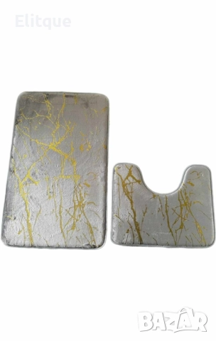 Комплект от 3 неплъзгащи се килимчета,мраморна визия, снимка 7 - Други стоки за дома - 52894838